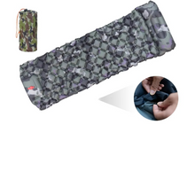 Load image into Gallery viewer, Inflatable Camping Sleeping Pad with Built-in Pillow Self-Inflating Air Cushion for Hiking and Outdoor Travel
