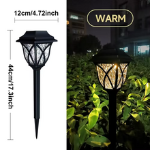 Load image into Gallery viewer, 2-Pack Solar-Powered LED Garden Lights for Pathway and Landscape
