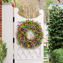Load image into Gallery viewer, Artificial Floral Wreath for Front Door, Window, and Seasonal Home Decor
