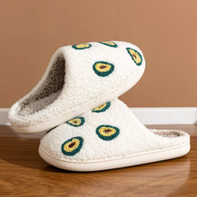 Load image into Gallery viewer, Cozy Fruit Cartoon Women’s Slippers - Warm Cotton Indoor Non‑Slip Comfort Shoes
