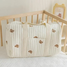 Load image into Gallery viewer, Versatile Mommy Travel Tote - Diaper, Nappy, and Essentials Organizer Bag
