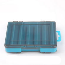 Load image into Gallery viewer, Double Sided Waterproof Fishing Tackle Box with U-Shaped Storage and Transparent Design
