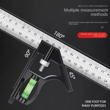 Load image into Gallery viewer, 12-Inch Adjustable Stainless Steel Precision Angle Measuring Tool

