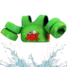 Load image into Gallery viewer, Kids Foam Life Vest with Arm Floats and Safety Whistle for Swimming and Kayaking

