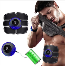 Load image into Gallery viewer, USB Rechargeable EMS Muscle Stimulator for ABS and Arm Training
