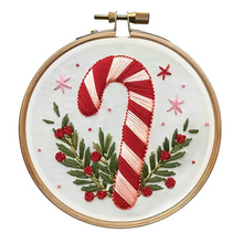 Load image into Gallery viewer, Christmas Embroidery Starter Kit, DIY Cross Stitch Set with Holiday Patterns
