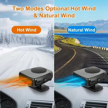 Load image into Gallery viewer, Portable Car Heater and Defroster, 2-in-1 Heating and Cooling Fan for Windshield and Cab
