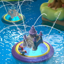 Load image into Gallery viewer, LED Light-Up Rotating Water Spray Bath Toy for Kids
