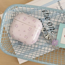 Load image into Gallery viewer, Spring Purple Floral Soft Protective Case for Apple AirPods
