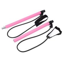 Load image into Gallery viewer, Portable Pilates Bar Kit with Resistance Bands for Full Body Home Workouts
