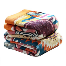 Load image into Gallery viewer, Sunburst Cotton Blanket, Soft 100% Cotton All-Season Throw
