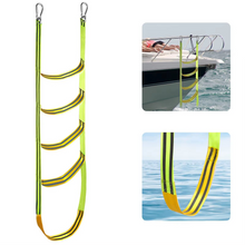Load image into Gallery viewer, Portable Nylon Rope Boat Ladder for Easy Boarding

