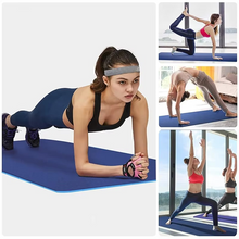 Load image into Gallery viewer, TPE Yoga Mat Non Slip Double Layer Exercise and Pilates Mat with Carry Bag
