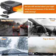 Load image into Gallery viewer, Portable Car Heater and Defroster, 2-in-1 Heating and Cooling Fan for Windshield and Cab
