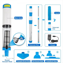 Load image into Gallery viewer, Cordless 3 in 1 Pool Vacuum and Handheld Spa Cleaner for Small Pools and Hot Tubs
