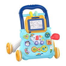 Load image into Gallery viewer, Multifunction Baby Push Walker with Music and Drawing Board Activity Center for 6–15 Month Toddlers
