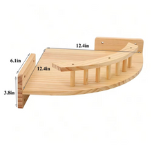 Load image into Gallery viewer, Wall-Mounted Cat Stairway and Scratching Post
