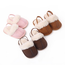 Load image into Gallery viewer, Cozy Plush Baby Slippers Soft Warm Non Slip Indoor Outdoor House Shoes
