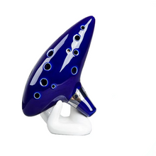 Load image into Gallery viewer, Ceramic Alto C Ocarina Musical Instrument with Song Book and Carry Bag
