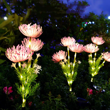 Load image into Gallery viewer, Solar Powered Flower Garden Lights, Outdoor Waterproof Decorative Landscape Lamps, Set of 2

