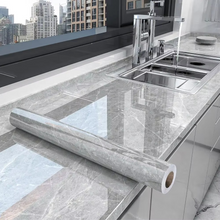 Load image into Gallery viewer, Marble Self Adhesive Waterproof Wallpaper for Bathroom, Kitchen, and Countertops
