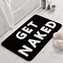 Load image into Gallery viewer, Colorful "Get Naked" Non-Slip Microfiber Bath Mat – Absorbent &amp; Fun for Kids and Adults
