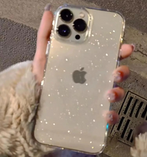 Load image into Gallery viewer, Luxury Bling Glitter Clear Phone Case Shockproof Transparent Soft Cover
