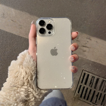 Load image into Gallery viewer, Luxury Bling Glitter Clear Phone Case Shockproof Transparent Soft Cover.
