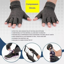 Load image into Gallery viewer, Compression Arthritis Gloves Fingerless Wrist Support for Hand Pain Relief and Fitness
