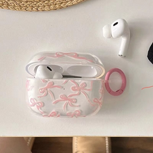 Load image into Gallery viewer, Pink Bow Protective Case for Wireless Earbuds
