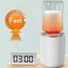 Load image into Gallery viewer, Portable Baby Bottle Warmer for Travel, Fast Heating Milk Warmer with 8800mAh Battery and 3 Adaptors
