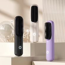 Load image into Gallery viewer, USB Rechargeable Ionic Hair Styler – Ceramic Straightening Comb
