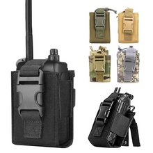 Load image into Gallery viewer, Tactical 600D MOLLE Radio Pouch Walkie Talkie Holder Waist Carry Case
