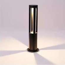 Load image into Gallery viewer, Outdoor LED Bollard Light - Sleek Black Garden Pathway and Lawn Illuminator
