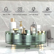 Load image into Gallery viewer, Clear Rotating Makeup Organizer for Easy Access &amp; Display
