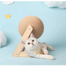 Load image into Gallery viewer, Durable Sisal Cat Scratcher Ball - Perfect for Paws
