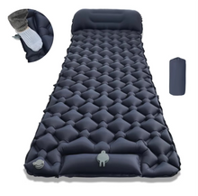 Load image into Gallery viewer, Ultra-Comfort Inflatable Camping Mattress with Integrated Pillow and Pump

