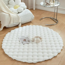 Load image into Gallery viewer, Luxury Faux Fur Bubble Round Rug for Bedroom and Living Room
