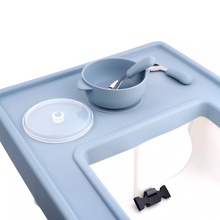 Load image into Gallery viewer, Full Cover Silicone High Chair Placemat for Baby Feeding and Mess-Free Dining
