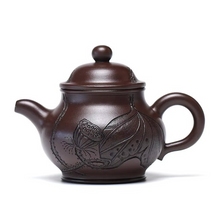 Load image into Gallery viewer, Yixing Handmade Purple Clay Teapot for Traditional Gongfu Tea Brewing
