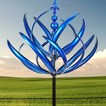 Load image into Gallery viewer, Metal Wind Spinner – Dual Motion Garden Kinetic Sculpture

