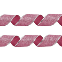 Load image into Gallery viewer, Glitter Decorative Ribbon With Iron Wire For Christmas And Craft Projects

