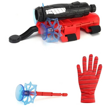 Load image into Gallery viewer, Spider Hero Web Emitter Glove Toy with Soft Recyclable Foam Darts for Kids
