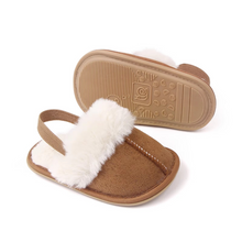 Load image into Gallery viewer, Cozy Plush Baby Slippers Soft Warm Non Slip Indoor Outdoor House Shoes
