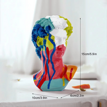 Load image into Gallery viewer, Modern David Bust Sculpture - Abstract Resin Study for Contemporary Decor
