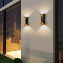 Load image into Gallery viewer, Modern Dual-Tone LED Wall Lamp – Waterproof &amp; Minimalist for Indoors &amp; Outdoors
