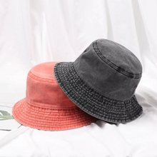 Load image into Gallery viewer, Versatile Denim Bucket Hat - Unisex, Foldable &amp; Stylish
