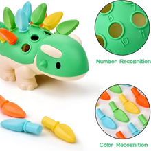 Load image into Gallery viewer, Montessori Dinosaur Fine Motor Skills Learning Toy for Preschoolers
