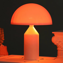 Load image into Gallery viewer, Adjustable Mushroom Bedside Touch Lamp with Color Changing Settings
