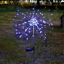 Load image into Gallery viewer, Enchanting Solar LED Fireworks Garden Light - 90/150 LED Waterproof Outdoor String Lamp
